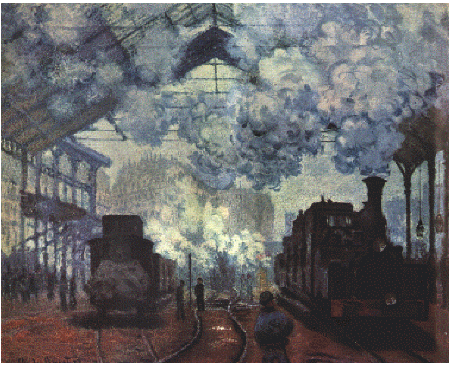 Trains...et peinture Monet_10