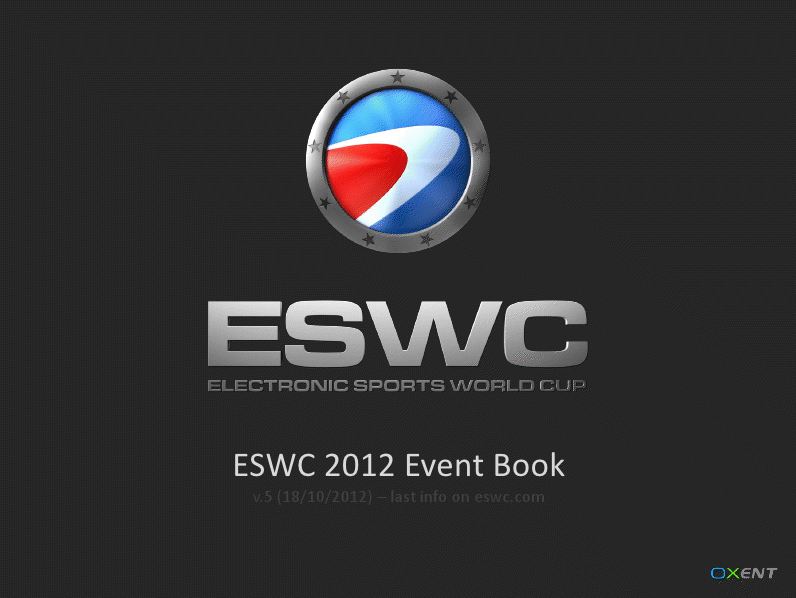 ESWC @ PGW Pgwesw10