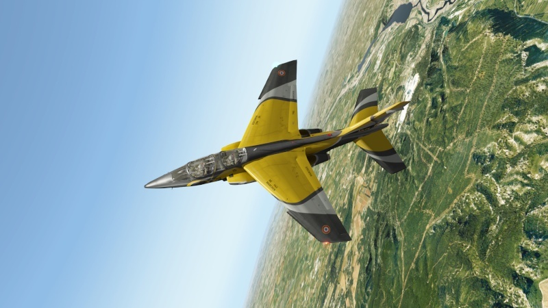 [X-Plane 10] Alphajet dans les Alpilles Alphaj14