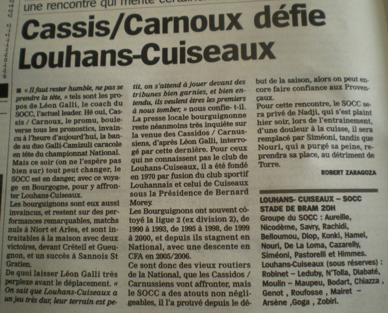 LIVE DE LOUHANS CSX/CASSISCARNOUX VENDREDI 5 SEPT A 20H - Page 3 Imgp2711