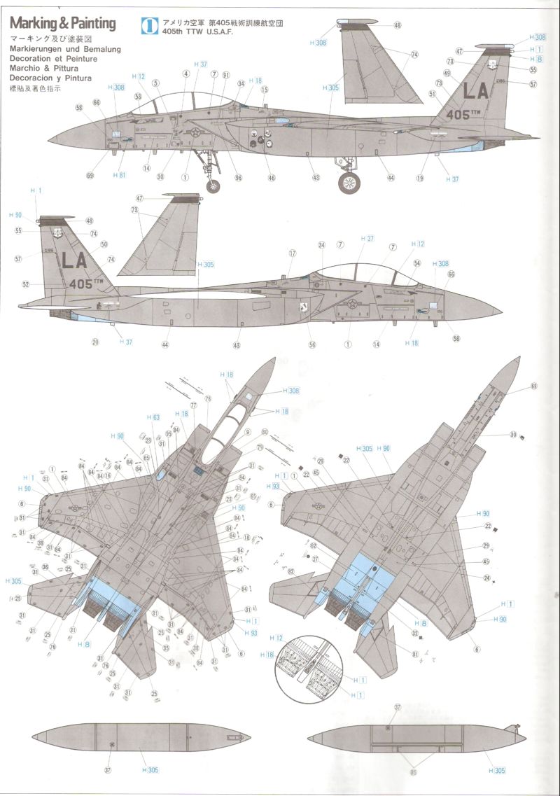 [Hasegawa] F-15E Dual Role Fighter Numeri14