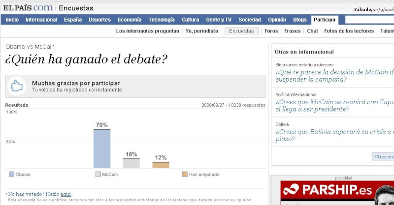 Quin gan el debate en USA? Debate10