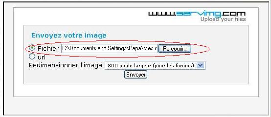 Comment mettre une photo sur le Forum 410