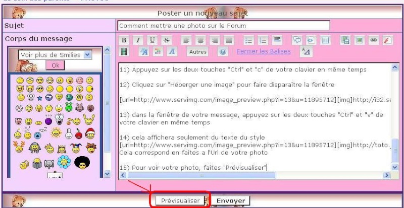 Comment mettre une photo sur le Forum 810