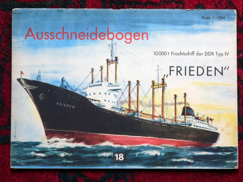 Ernst Thälmann Kranich Modell-Bogen 1:200 Friede11