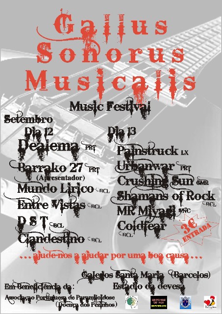 Gallus Sonorus Musicallis Cartaz10