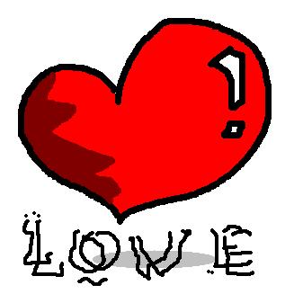 my simple drawing with paint Heart10