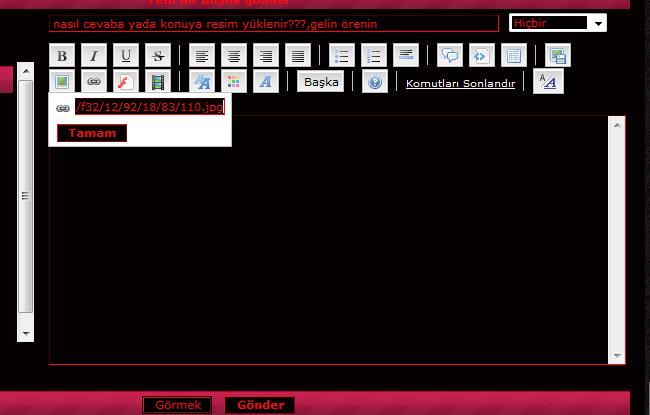 nasl cevaba yada konuya resim yklenir???,gelin renin 410