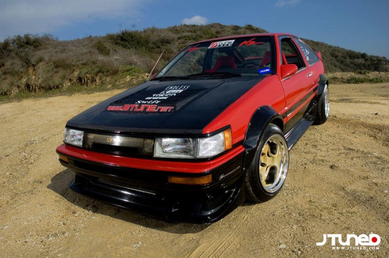 AE86 turbal B-TUNE full set up 00310