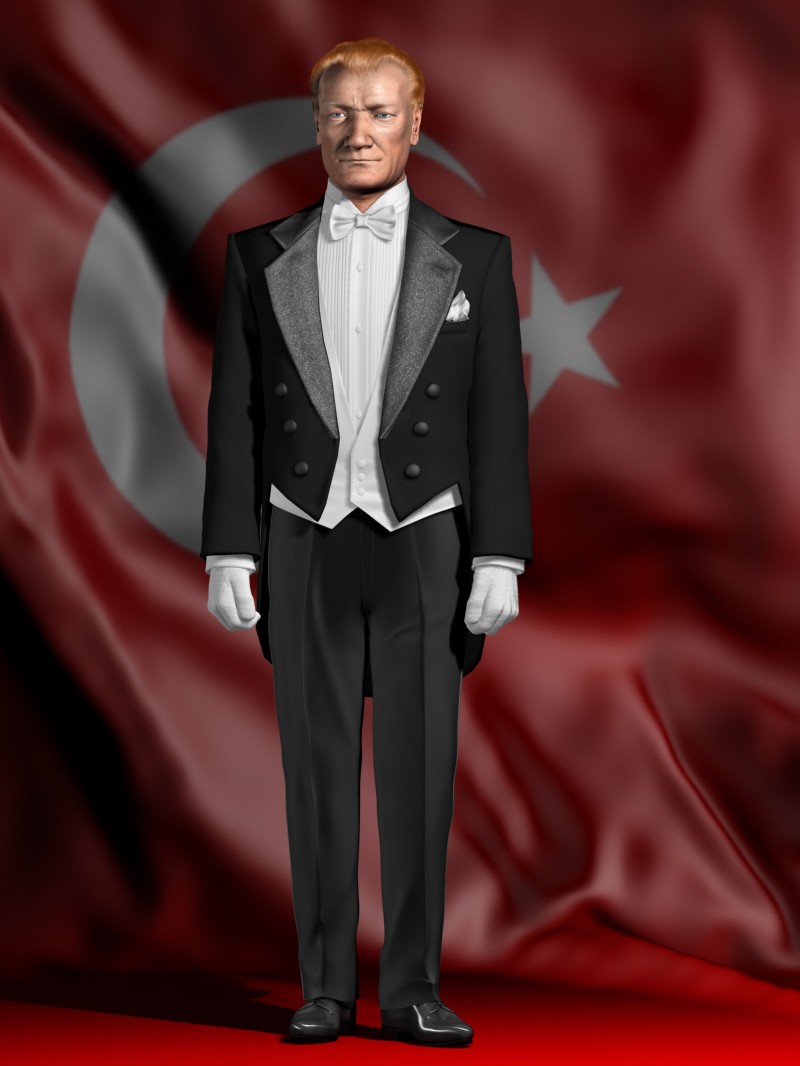Atatürk'ün 3D Görüntüsü 3ddm610