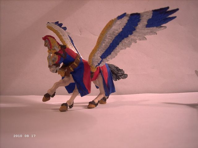 Warhammer - Bretonischer Held auf Pegasus - Fertig 146