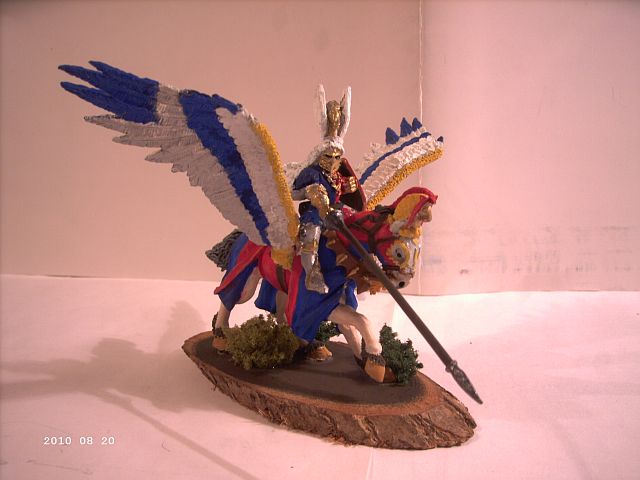 Warhammer - Bretonischer Held auf Pegasus - Fertig 147