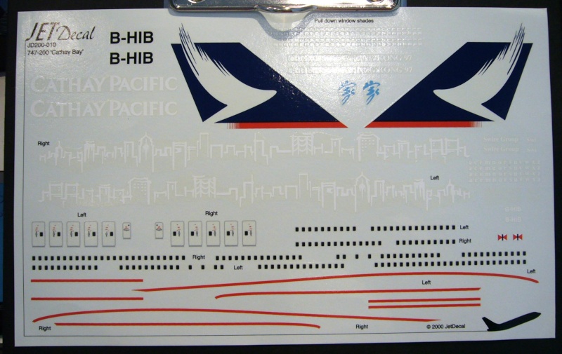 B747-267B Cathay Pacific "The Spirit of Hong Kong 97" Decals10