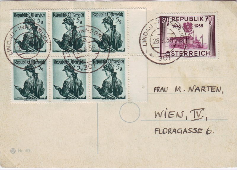 Trachtenserien ANK 887 - 923 und 1052 - 1072 Belege - Seite 5 5gr_au10