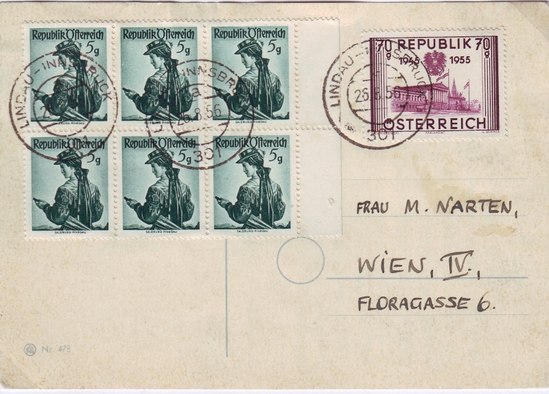 österreich - Trachtenserien ANK 887 - 923 und 1052 - 1072 Belege - Seite 5 5gr_au10