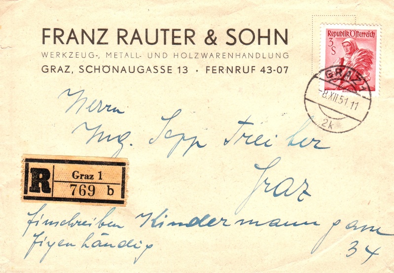 bauten - Trachtenserien ANK 887 - 923 und 1052 - 1072 Belege - Seite 4 Tracht15