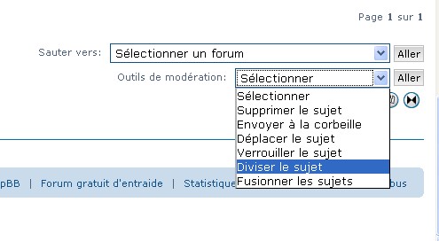 tuto pour déplacer une partie d'un sujet à plusieurs réponses Divise10