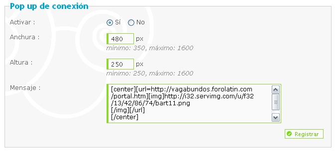 Problema con Pop Up de Conexion No aparece Pop_up10