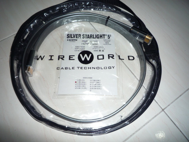 Wireworld Silver Starlight 5 2 HDMI Cable (New) SOLD P1020420