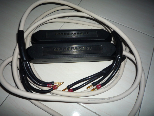 Transparent MusicWave Speaker Cable (Used) SOLD P1020524