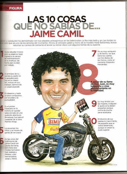 10 Cosas que no sabias de Jaime Camil  10cosa10