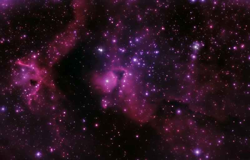 DEBUT ASTROPHOTO IC 1871 Ngc-1810