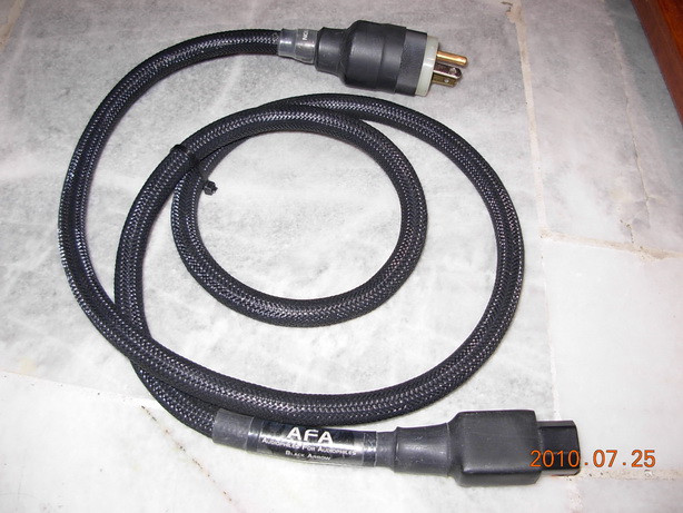 AFA Black Arrow SE Power Cord (Used) SOLD Afa_bl13