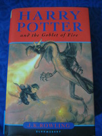 Signed Copy of Goblet of Fire Up for Bidding 410