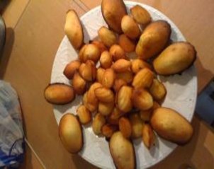 Madeleines au miel de lavande Madele10