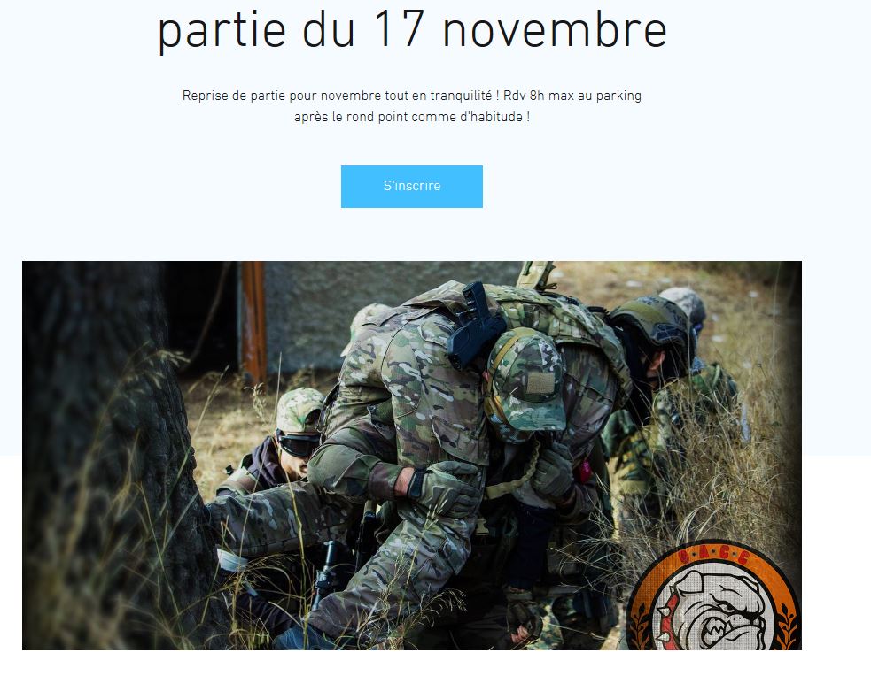 partie d'airsoft le 17 novembre de la GACC Captur10