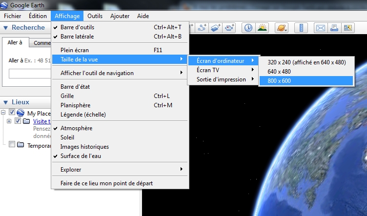 [résolu] A moi les problèmes : l'image sur Google Earth est réduite à 1024x768 Affich10