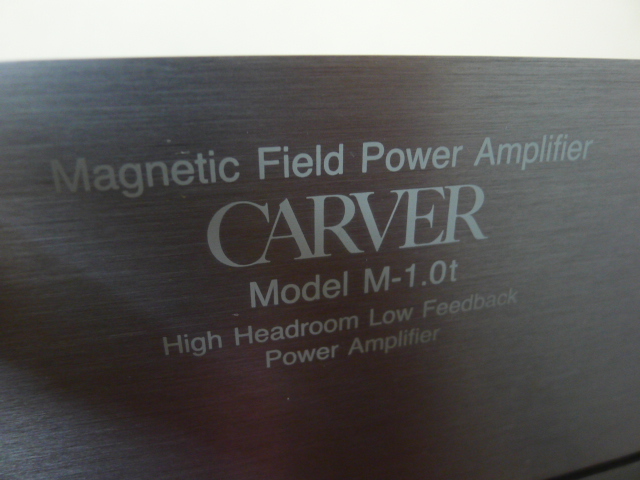 Carver CT-7 pre & M-1.0t power amp (sold) P1050425