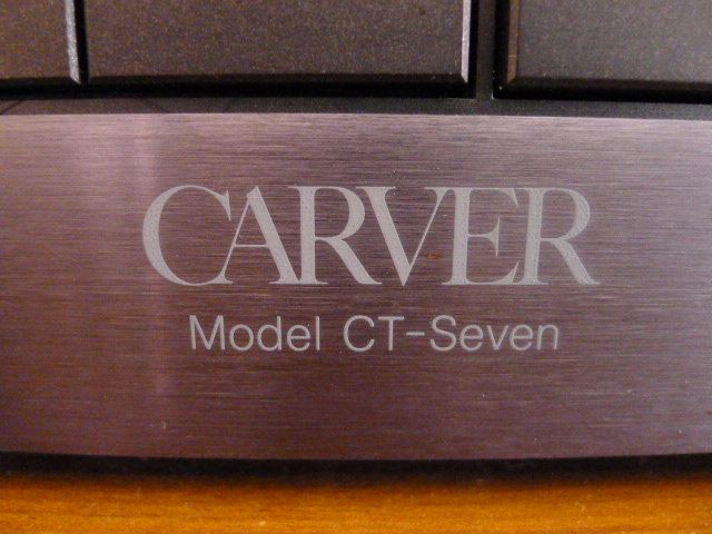 Carver CT-7 pre & M-1.0t power amp (sold) P1050510