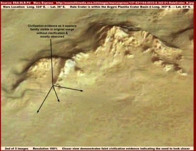 Des villes sur la planète Mars Crater10