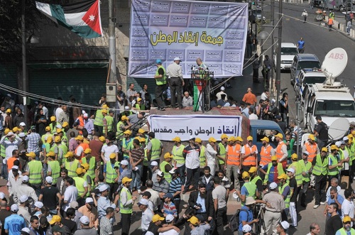 الأردن:الآن - الآلاف من وسط البلد : لا ولاء ولا انتماء إلا لرب السماء ( صور )  1340