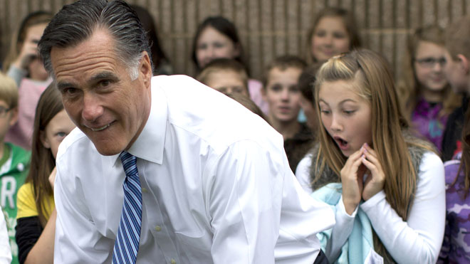 AP publishes unflattering pic of Romney bending over Romney10
