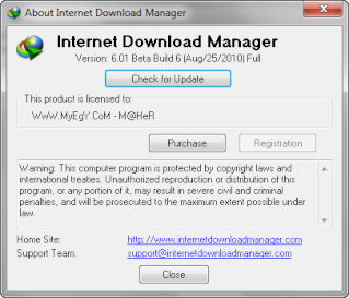  حصريا و بأنفراد عملاق التحميل من الانترنت الاول عالميا Internet Download Manager 6.01 Build 6 Beta في اصداره الاخبر مع الباتش بحجم 4 ميجا  25082010