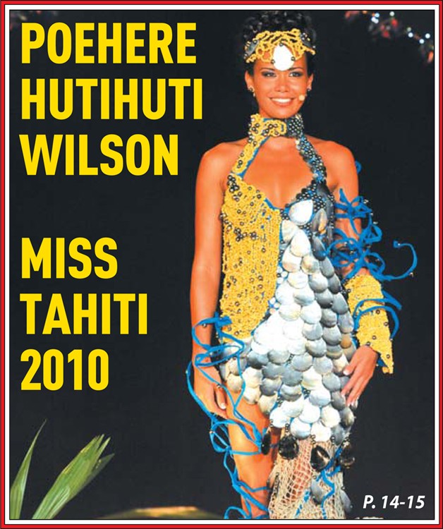 Article dans La Dépêche de Tahiti du 26 juin 2010 - Poehere Hutihuti élue miss Tahiti 00111