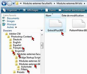 Comment trouver le filtre extraire dans Photoshop CS4 ? Ajoute12
