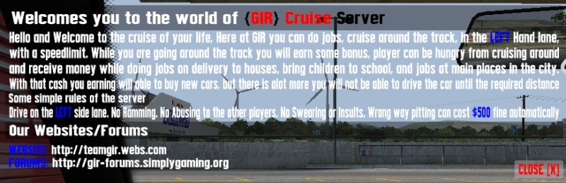 The all new insim will be released on [GIR] Cruise Server 210