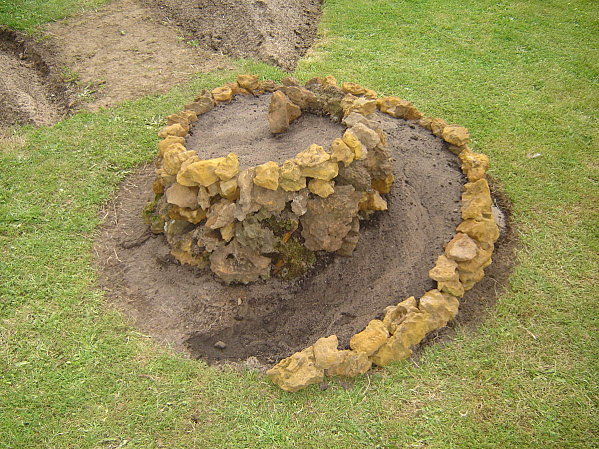 Création d'un massif de fleurs et du potager de Pressigny. Spiral10