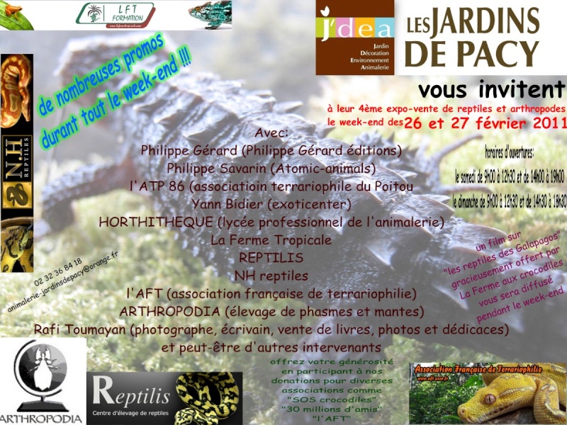 4ème expo-vente de reptiles aux "Jardins de Pacy" Affich14