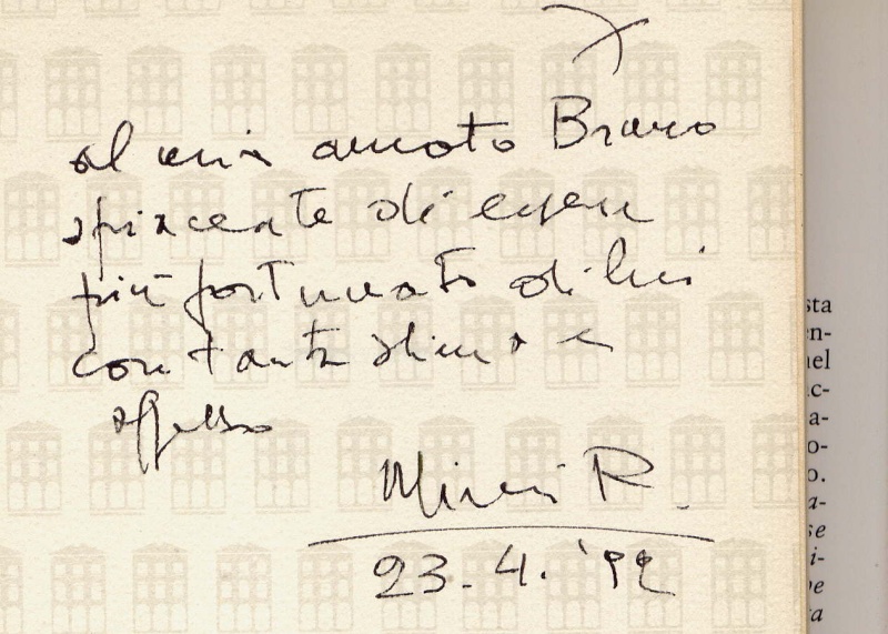 BRUNO COTRONEI, UNO SCRITTORE DAGLI INIZI A OGGI  : FAR SCORRERE L'INTERO ARTICOLO Dedica10