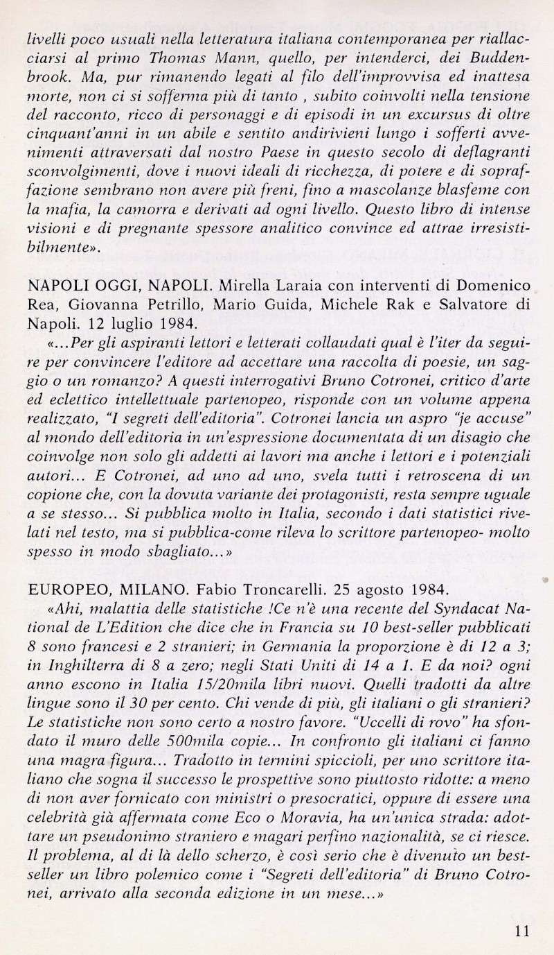 BRUNO COTRONEI, UNO SCRITTORE DAGLI INIZI A OGGI  : FAR SCORRERE L'INTERO ARTICOLO Stral111