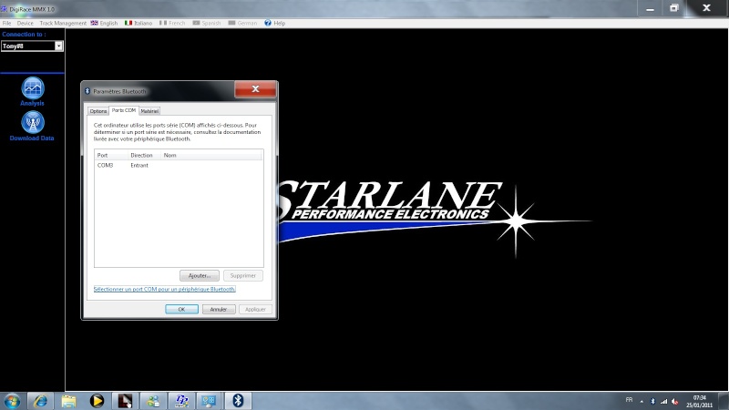 Recensement Circuit sur Starlane Starla10