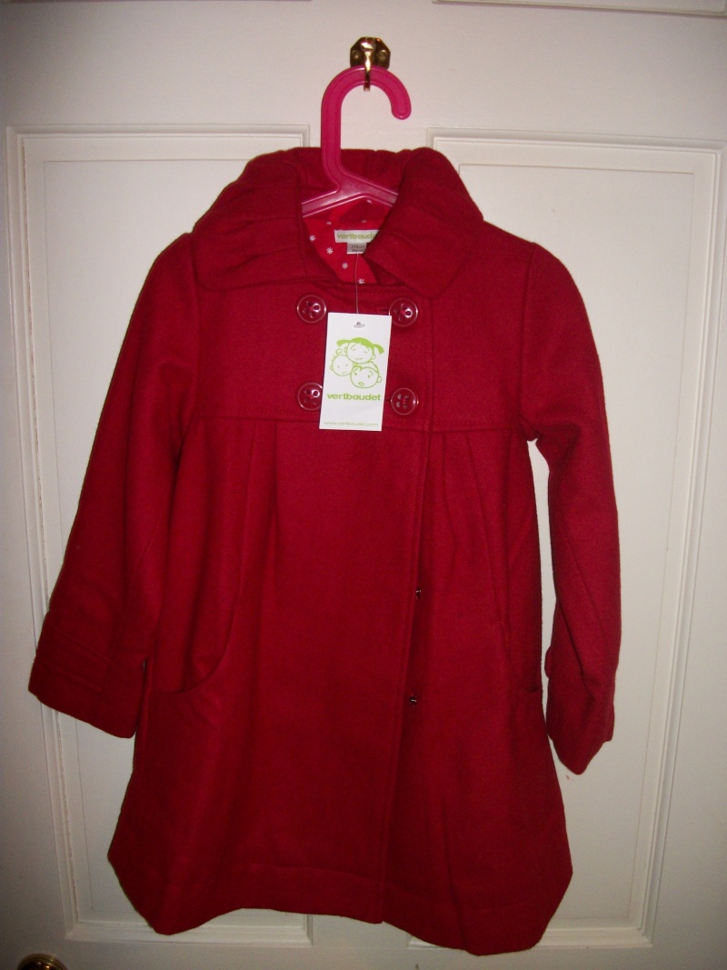 Manteau Vert Baudet rouge jamais porté 15 £ 100_1311