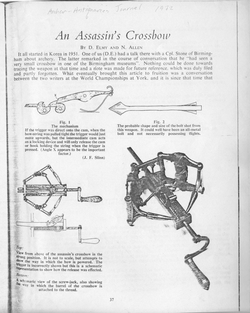 Renaissance Folding Assassin's Crossbow 110