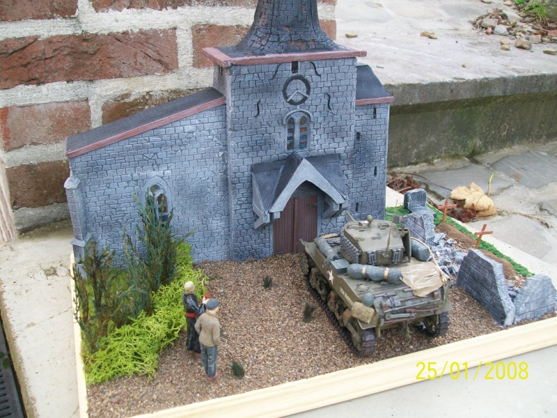 Stuart M5 A1 perdu devant l'église de GOE (TAMIYA 1:35 ème) [ Diorama en cours ]  - Page 3 00429