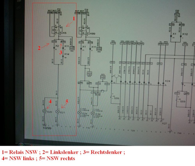 Nebelscheinwerfer Vectra B Slpnsw10