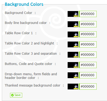 Color changes on main forumotion forums tutorial. D1010